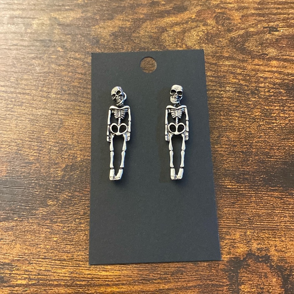 Skeleton Dangling Earrings